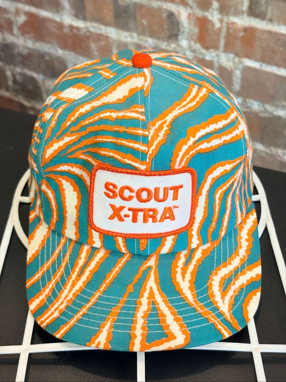 “SCOUT X-TRA” teal/orange Cap K-products Adjustable